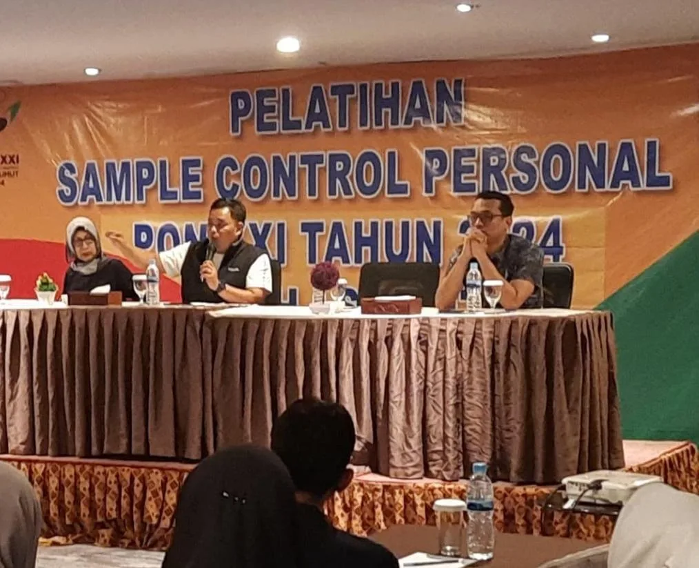 Training Course on Doping Control Prior to the PON (National Sports Games) for the Northern Sumatra Region