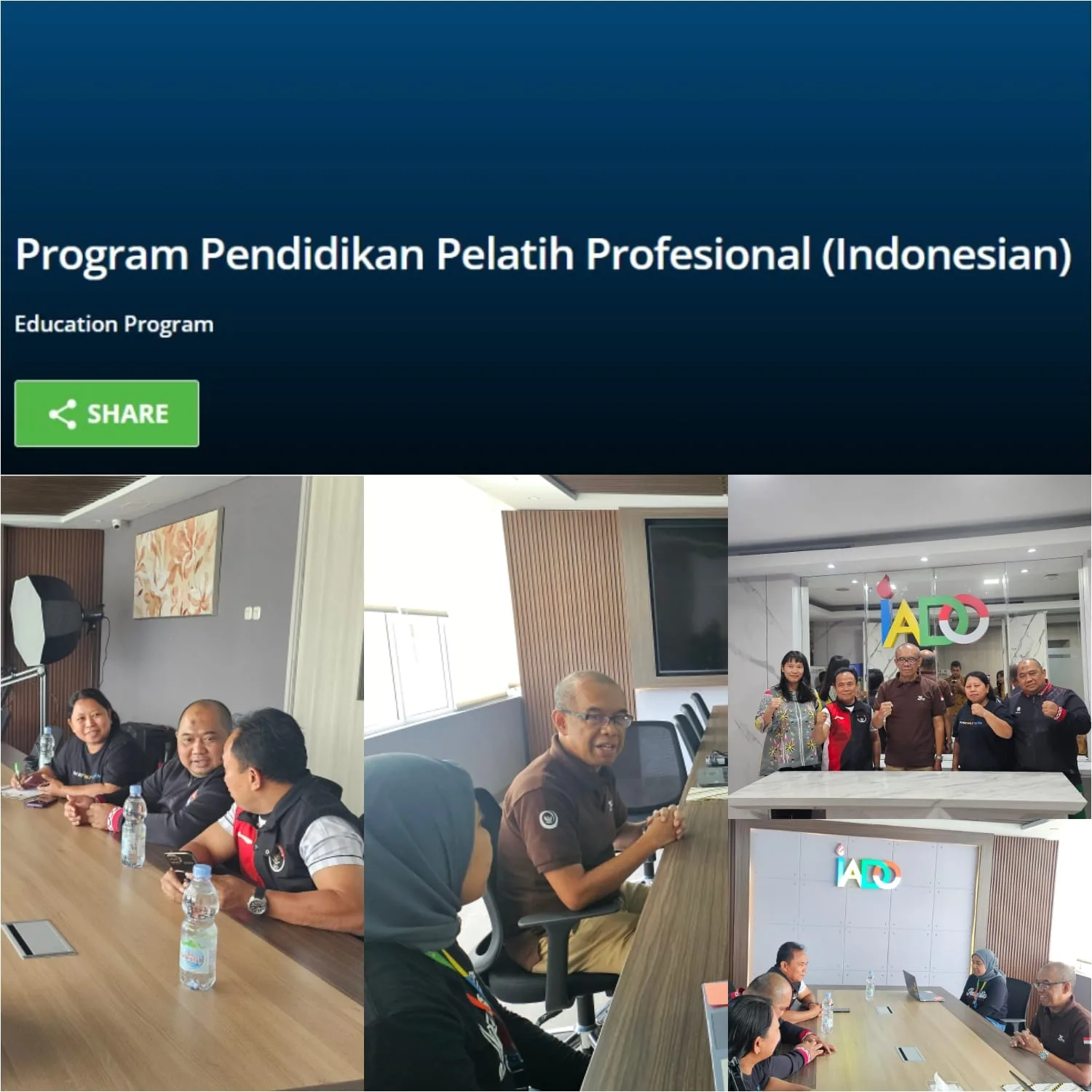 PABSI (Indonesia Weightlifting Federation) Management’s Concern for Anti-Doping Education