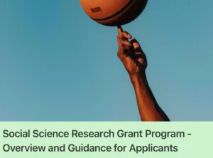 The 2025 Social Science Research Grant Program by WADA