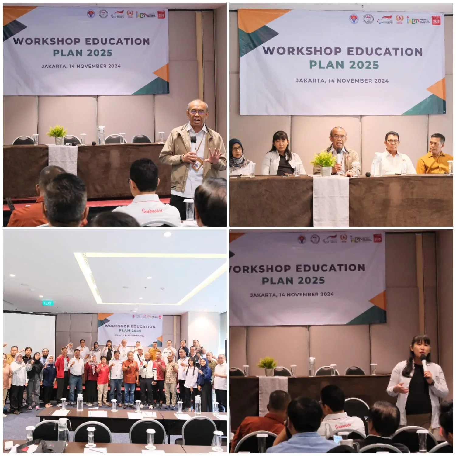 Workshop Education Plan Bersama Perwakilan Pengurus Induk Organisasi Cabang Olahraga