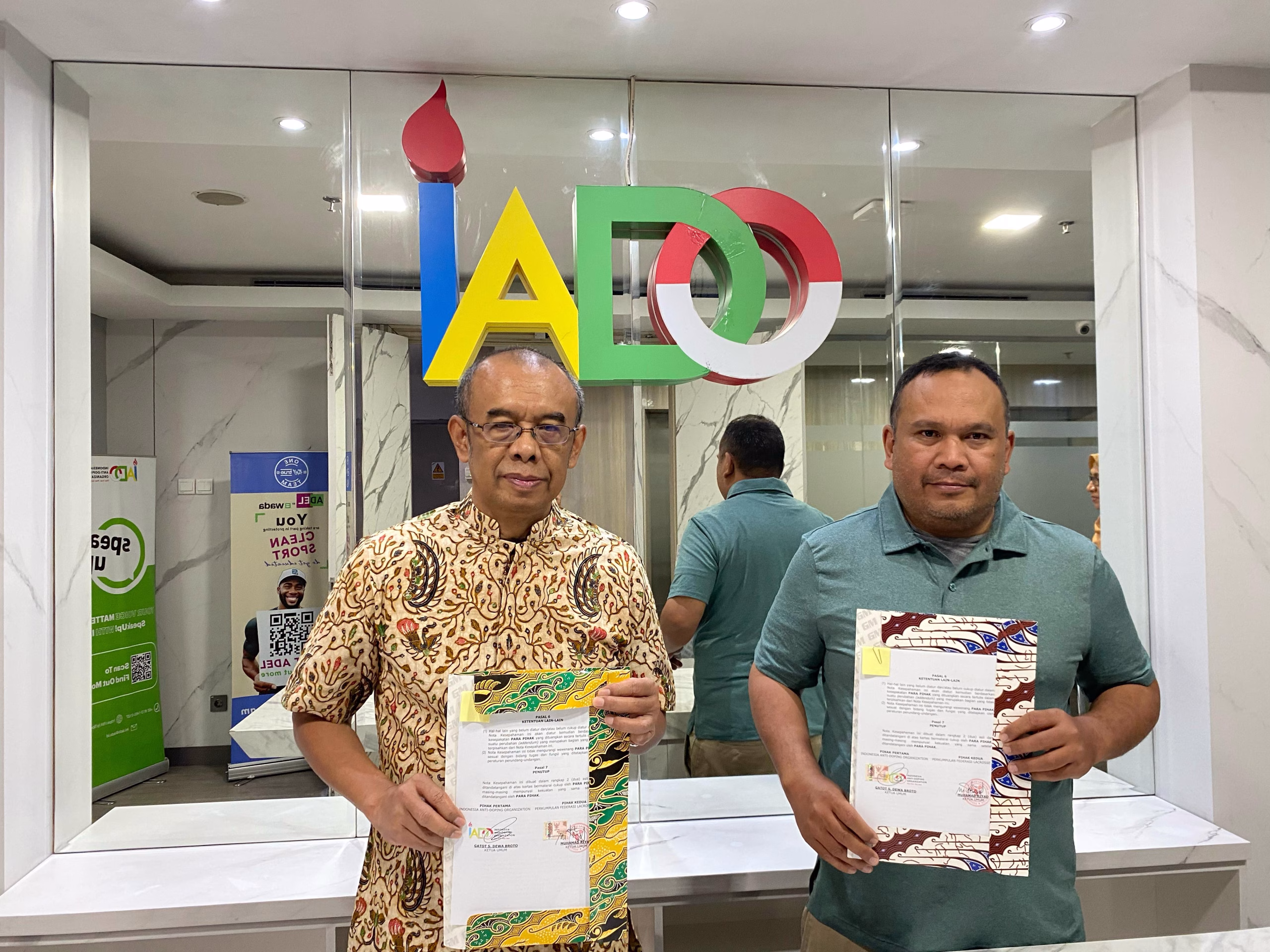 MoU antara IADO dengan Lacrosse Indonesia
