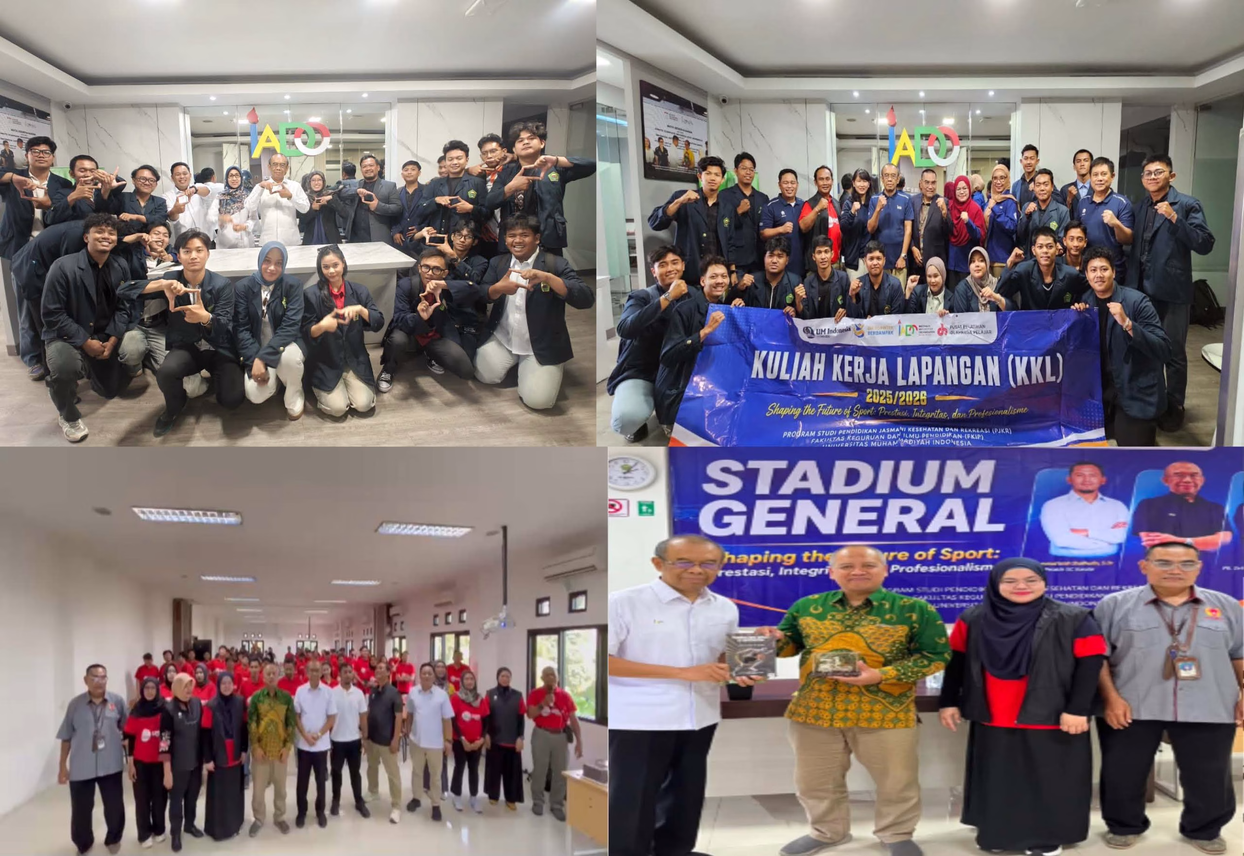 IADO Hosts Academic Visit by the Universitas Muhammadiyah Indonesia Students to Enhance Understanding of Clean Sport Among Academics